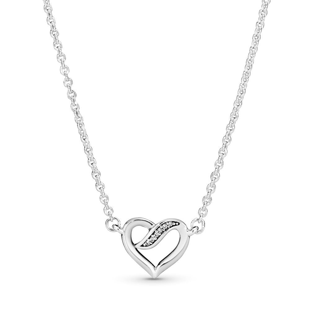 925 silver heart necklace